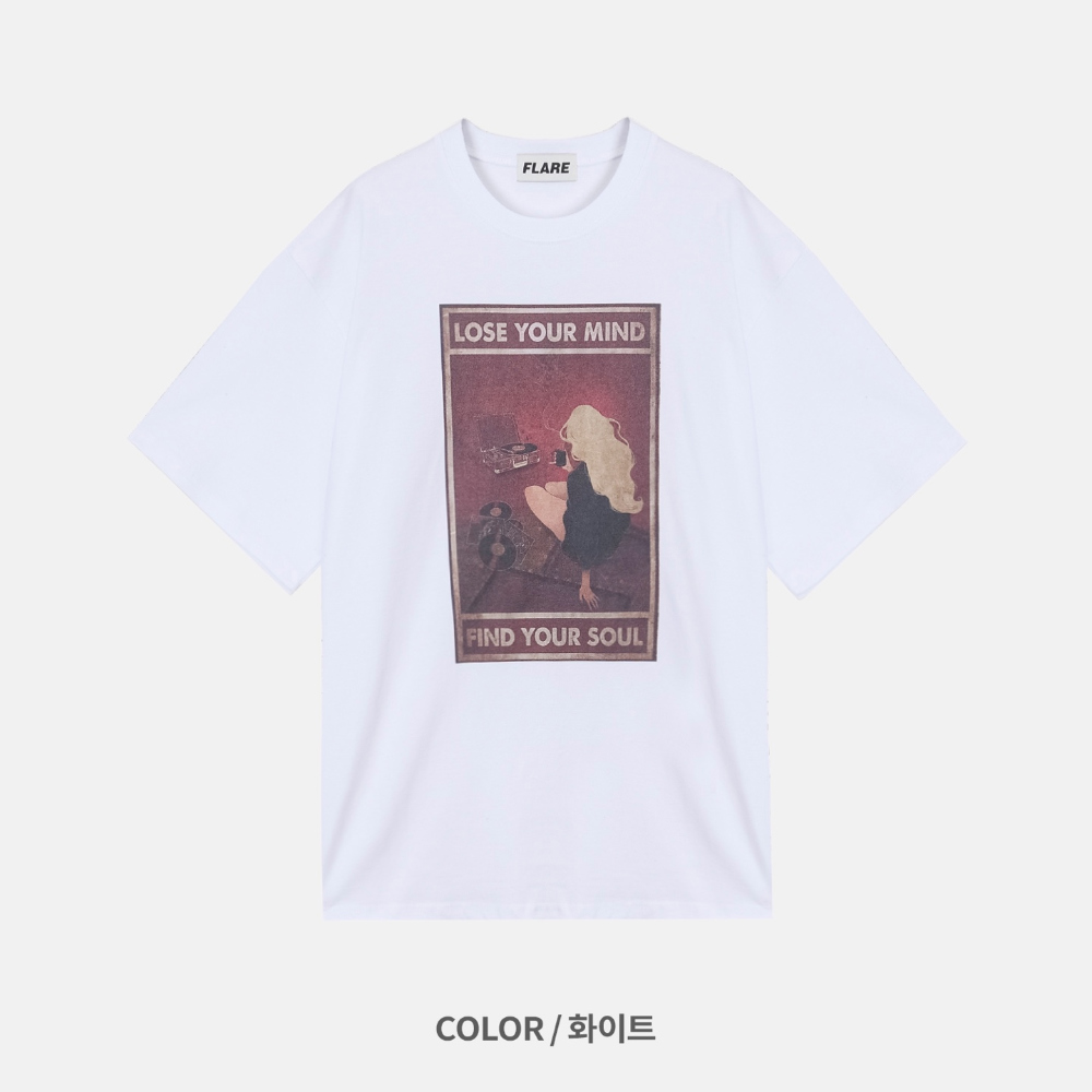 반팔 티셔츠 코코아 색상 이미지-S1L26