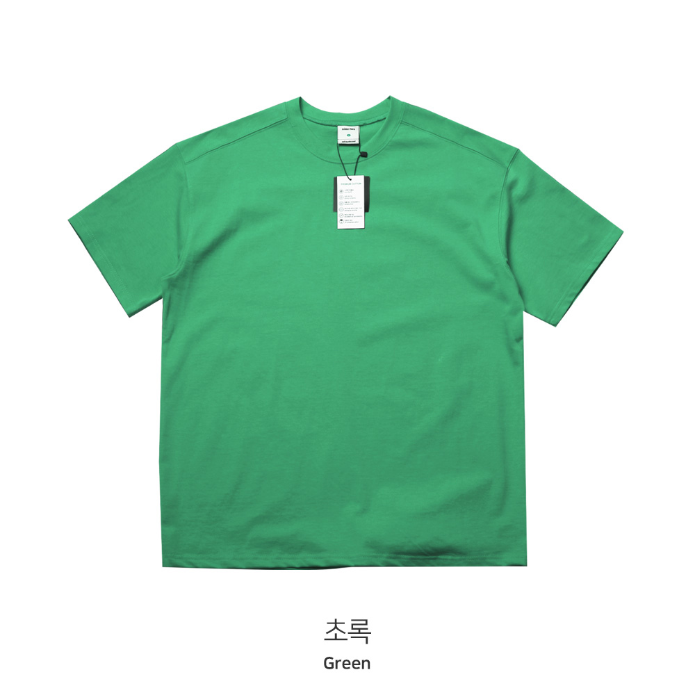 반팔 티셔츠 민트 색상 이미지-S1L61