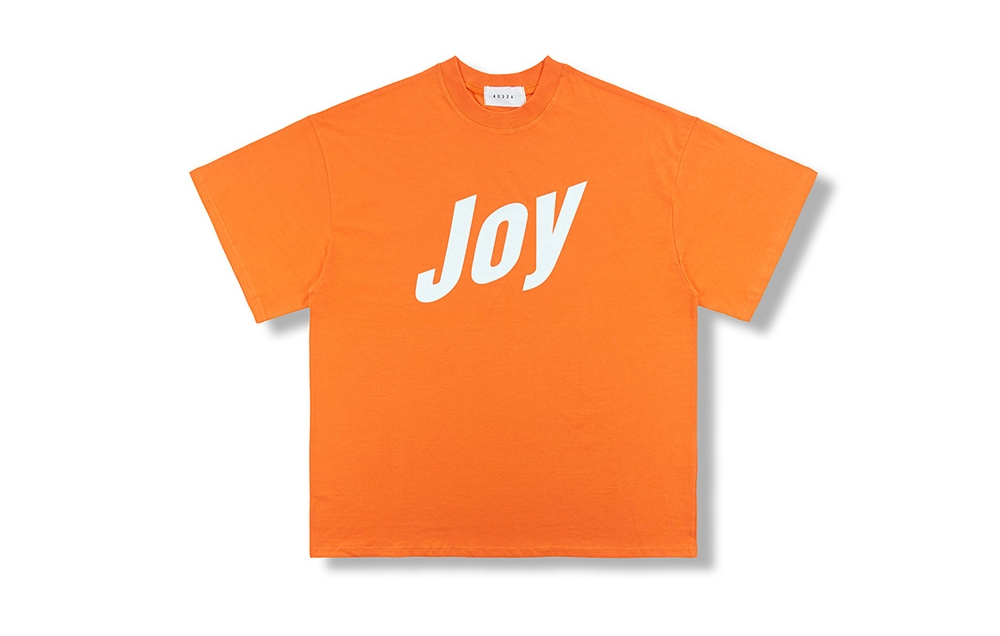 반팔 티셔츠 오렌지 색상 이미지-S1L33